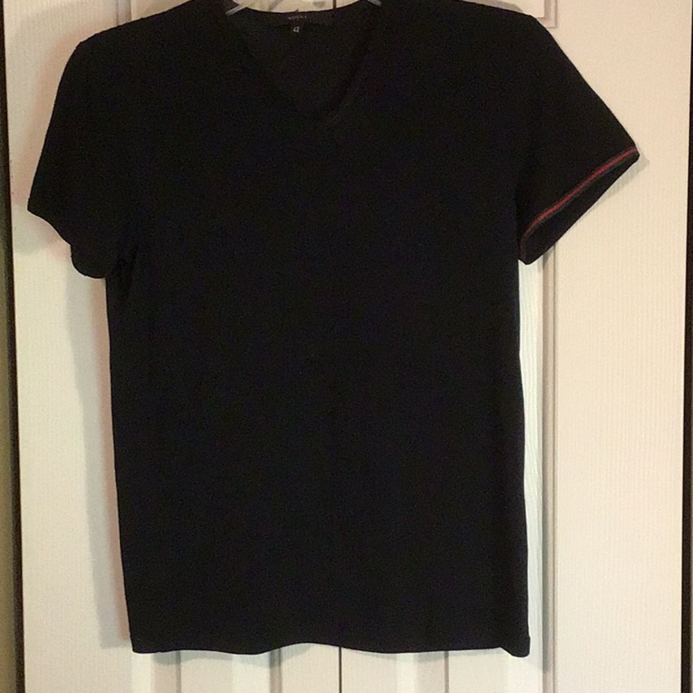 Gucci Black Fitted Short Sleeve T-Shirt